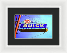 Load image into Gallery viewer, Photo Of An Old Buick Sign - Framed Print