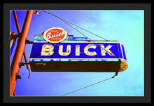 Load image into Gallery viewer, Photo Of An Old Buick Sign - Framed Print