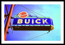 Load image into Gallery viewer, Photo Of An Old Buick Sign - Framed Print