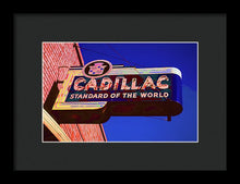 Load image into Gallery viewer, Photo Of An Old Cadillac Sign - Framed Print