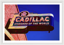 Load image into Gallery viewer, Photo Of An Old Cadillac Sign - Framed Print