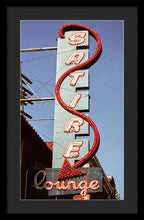 Load image into Gallery viewer, Photo Of An Old Lounge Sign - Framed Print