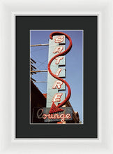 Load image into Gallery viewer, Photo Of An Old Lounge Sign - Framed Print