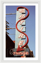 Load image into Gallery viewer, Photo Of An Old Lounge Sign - Framed Print