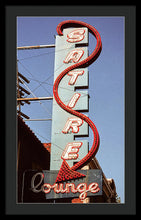 Load image into Gallery viewer, Photo Of An Old Lounge Sign - Framed Print