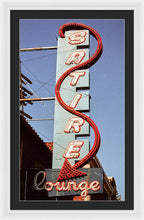 Load image into Gallery viewer, Photo Of An Old Lounge Sign - Framed Print