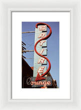 Load image into Gallery viewer, Photo Of An Old Lounge Sign - Framed Print