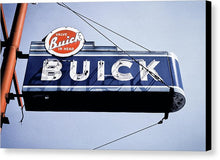 Load image into Gallery viewer, Photo Of An Old, Vintage Buick Sign - Canvas Print