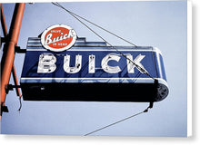 Load image into Gallery viewer, Photo Of An Old, Vintage Buick Sign - Canvas Print