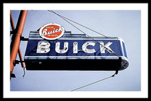 Load image into Gallery viewer, Photo Of An Old, Vintage Buick Sign - Framed Print