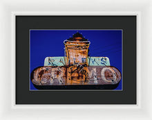 Load image into Gallery viewer, Retro Ice Cream Sign - Framed Print