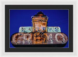 Retro Ice Cream Sign - Framed Print