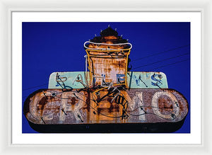 Retro Ice Cream Sign - Framed Print