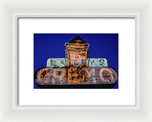 Load image into Gallery viewer, Retro Ice Cream Sign - Framed Print