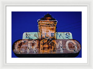 Retro Ice Cream Sign - Framed Print