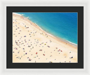 Scenic - Aerial Beach View - Framed Print