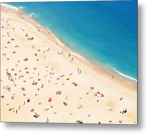 Scenic - Aerial Beach View - Metal Print