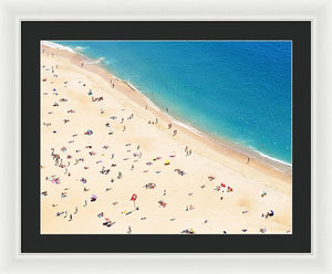 Scenic - Aerial Beach View - Framed Print