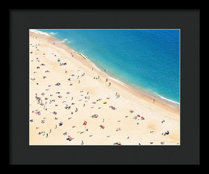 Scenic - Aerial Beach View - Framed Print