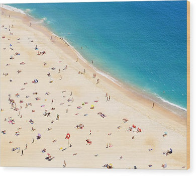 Scenic - Aerial Beach View - Wood Print