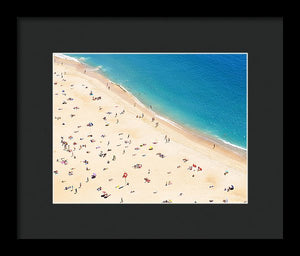 Scenic - Aerial Beach View - Framed Print