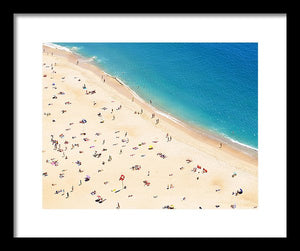 Scenic - Aerial Beach View - Framed Print