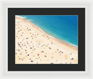 Scenic - Aerial Beach View - Framed Print