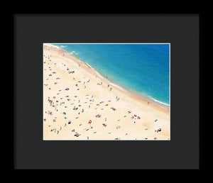 Scenic - Aerial Beach View - Framed Print