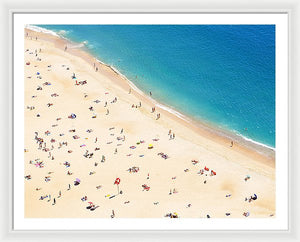 Scenic - Aerial Beach View - Framed Print