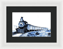 Load image into Gallery viewer, Scenic - Blue Train Coming - Framed Print