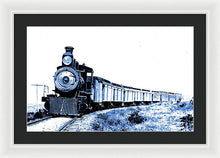 Load image into Gallery viewer, Scenic - Blue Train Coming - Framed Print