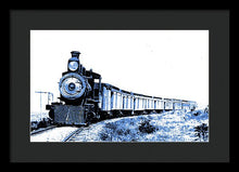 Load image into Gallery viewer, Scenic - Blue Train Coming - Framed Print