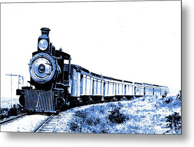 Scenic - Blue Train Coming - Metal Print