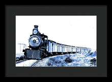 Load image into Gallery viewer, Scenic - Blue Train Coming - Framed Print