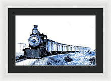 Load image into Gallery viewer, Scenic - Blue Train Coming - Framed Print