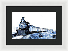 Load image into Gallery viewer, Scenic - Blue Train Coming - Framed Print