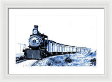 Load image into Gallery viewer, Scenic - Blue Train Coming - Framed Print