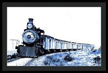 Load image into Gallery viewer, Scenic - Blue Train Coming - Framed Print