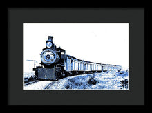 Load image into Gallery viewer, Scenic - Blue Train Coming - Framed Print