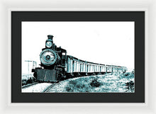 Load image into Gallery viewer, Scenic - Bluegreen Train Coming - Framed Print