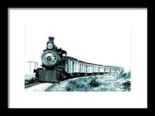 Load image into Gallery viewer, Scenic - Bluegreen Train Coming - Framed Print