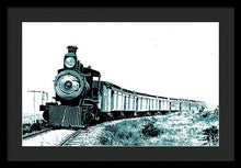 Load image into Gallery viewer, Scenic - Bluegreen Train Coming - Framed Print