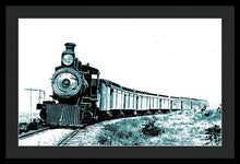 Load image into Gallery viewer, Scenic - Bluegreen Train Coming - Framed Print