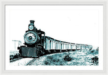 Load image into Gallery viewer, Scenic - Bluegreen Train Coming - Framed Print