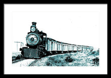 Load image into Gallery viewer, Scenic - Bluegreen Train Coming - Framed Print