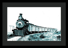 Load image into Gallery viewer, Scenic - Bluegreen Train Coming - Framed Print