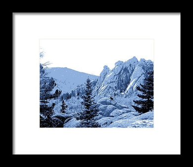 Scenic - Cathedral Park Blue - Framed Print