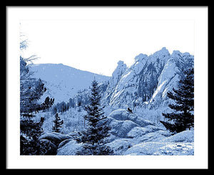 Scenic - Cathedral Park Blue - Framed Print