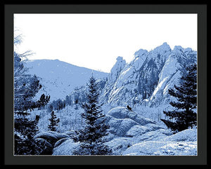 Scenic - Cathedral Park Blue - Framed Print