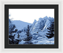 Load image into Gallery viewer, Scenic - Cathedral Park Blue - Framed Print